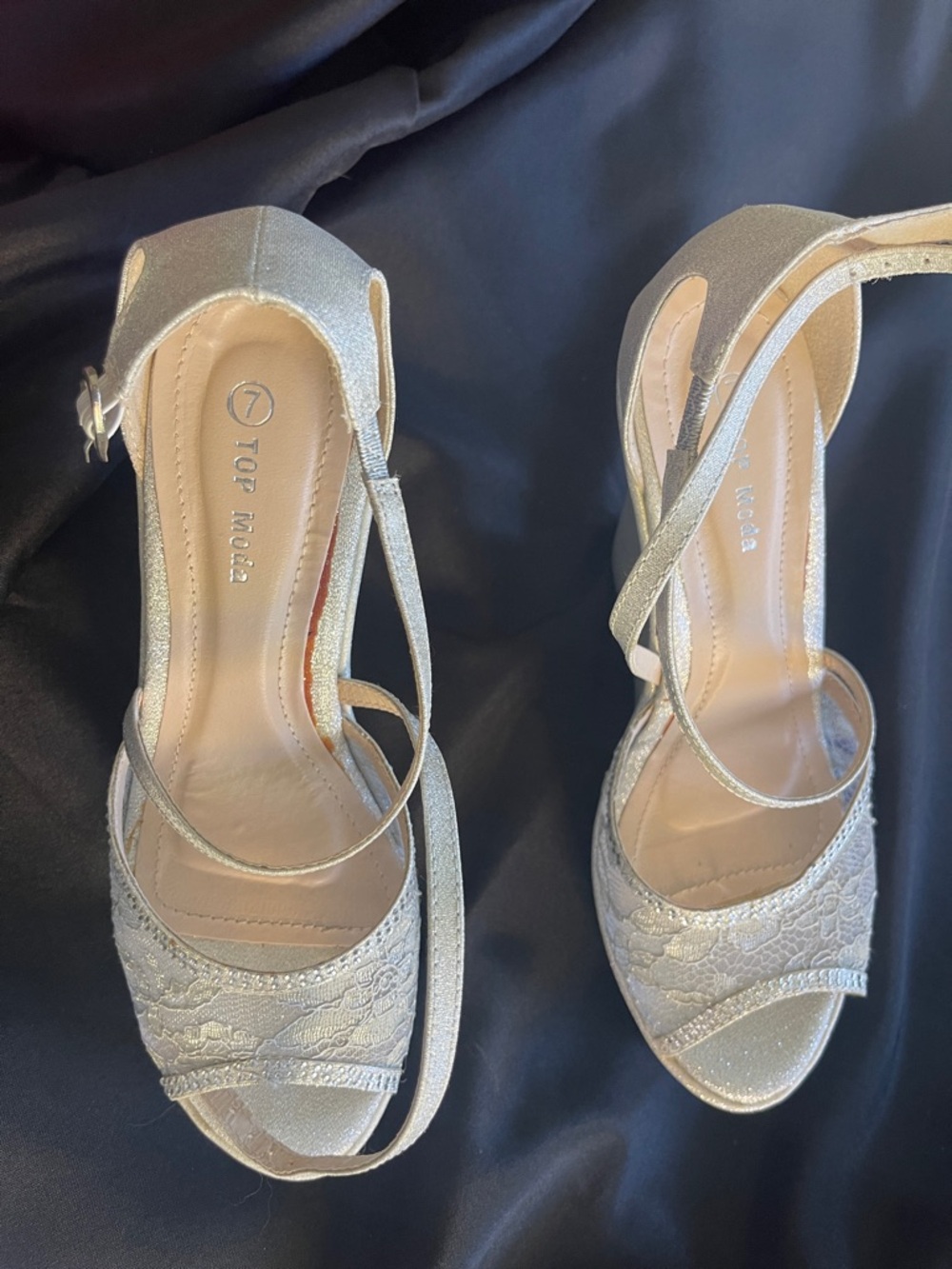 TOP Moda Silver Heels - Valley-1 - Picture 2 of 6